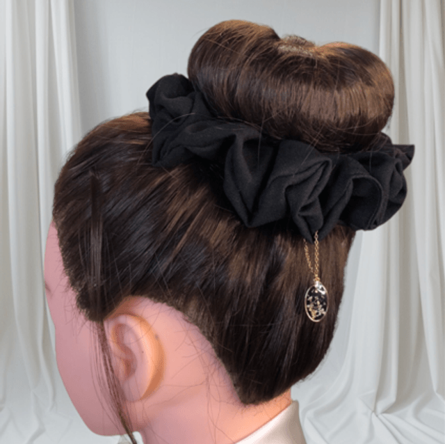 Scrunchie noir bijoux 