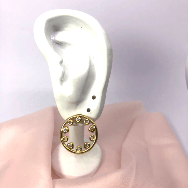 Marie * boucles d’oreilles  doré/ argenté 