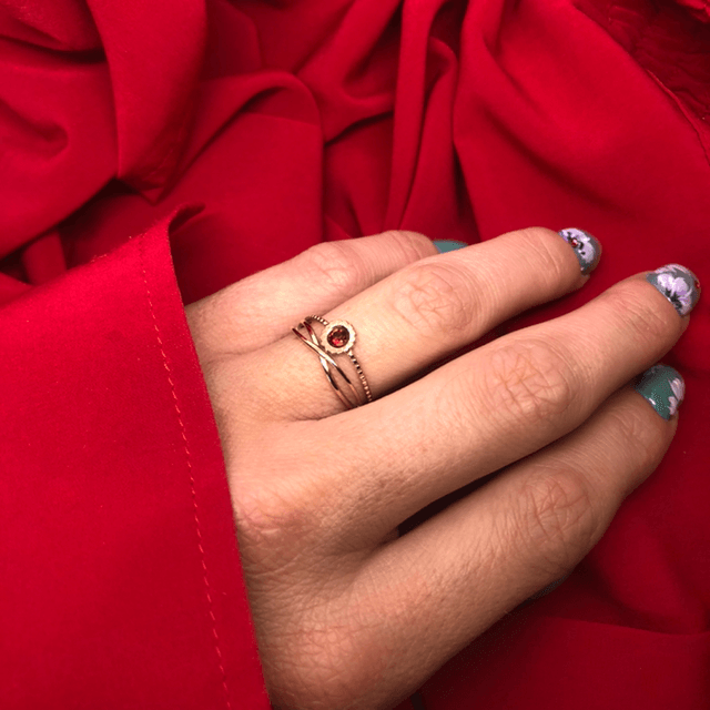 Carla * bague ambre 