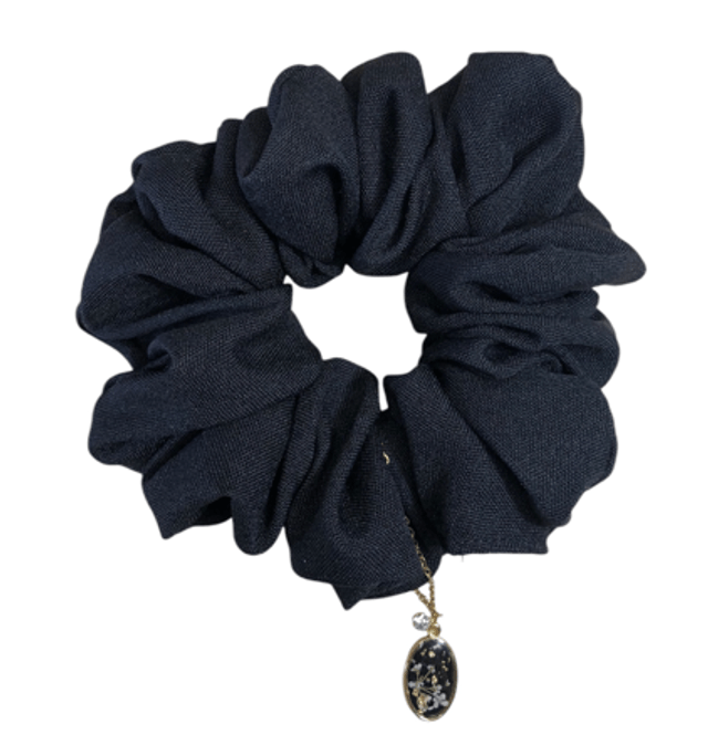 Scrunchie noir bijoux 