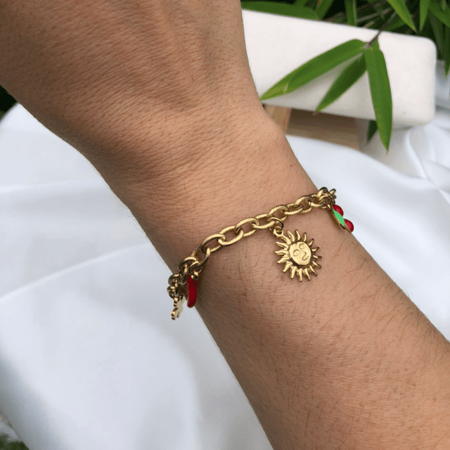 Cherry* bracelet breloques 