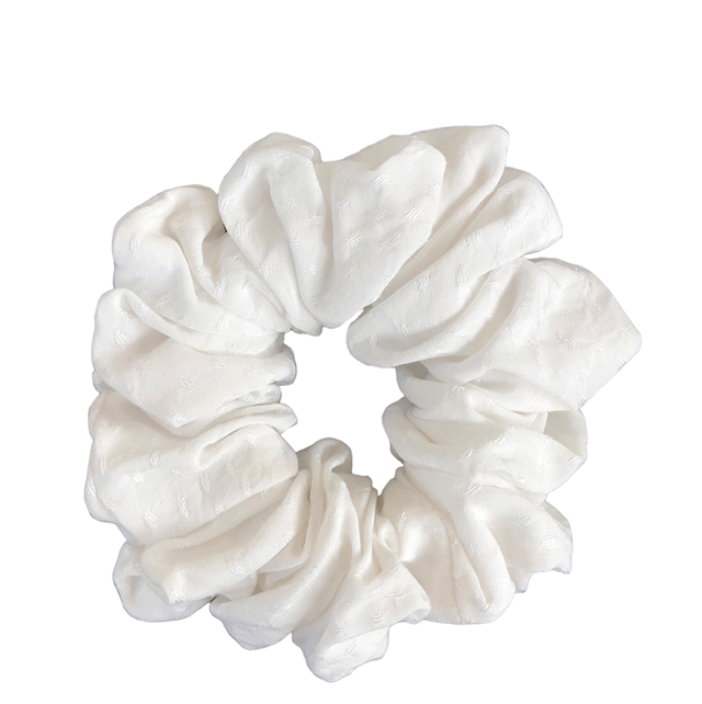 Scrunchie blanc 