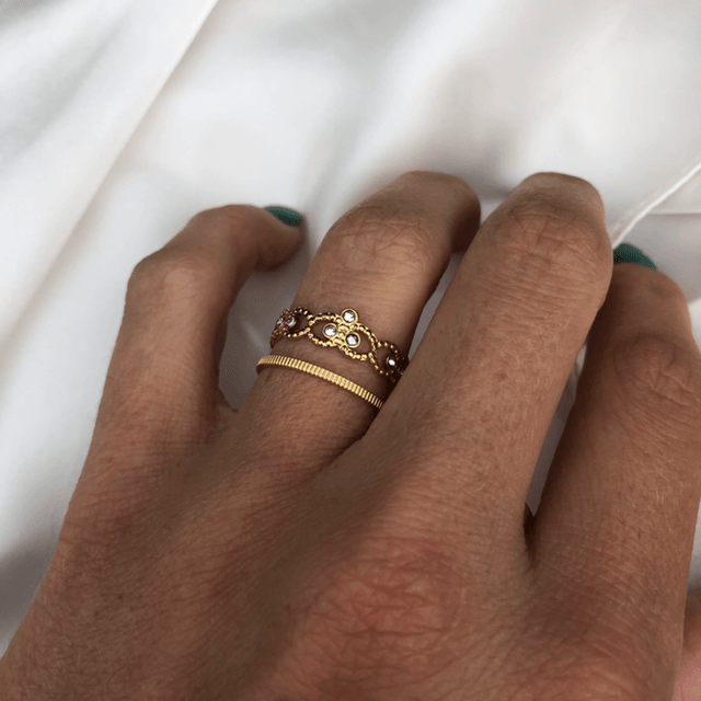 Louise * bague strass 