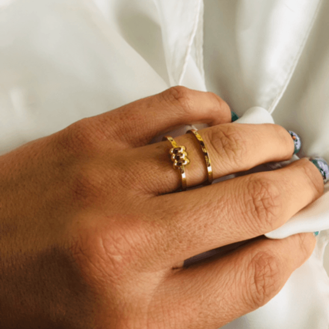 Strong* bague double 