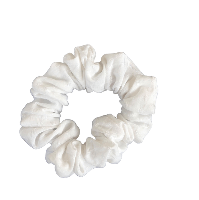 Scrunchie blanc 