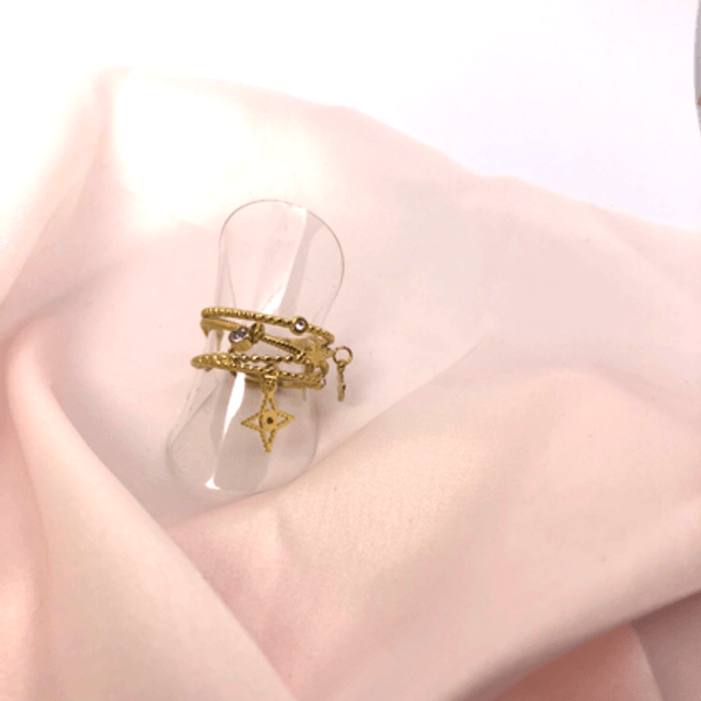  stella * bague pampilles 