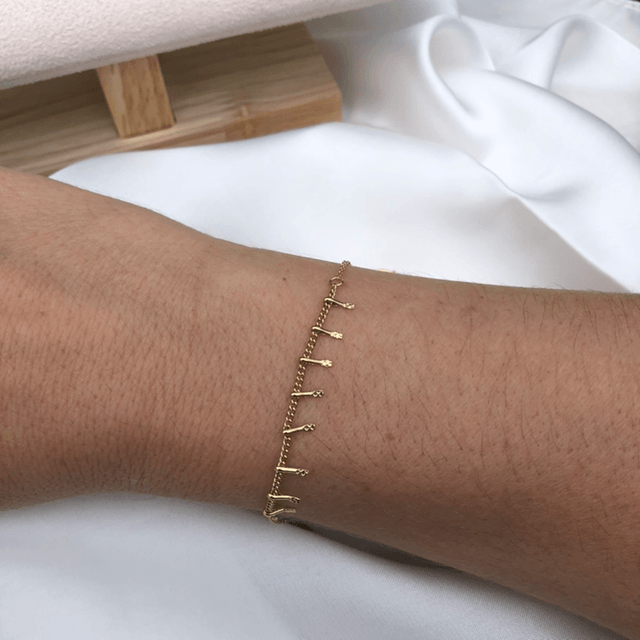 Romy* bracelet pampilles