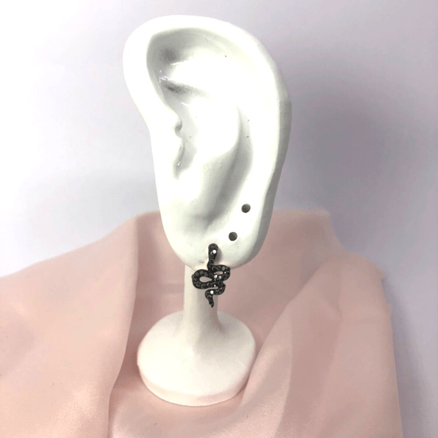 Tina * boucles d’oreilles  serpents strass