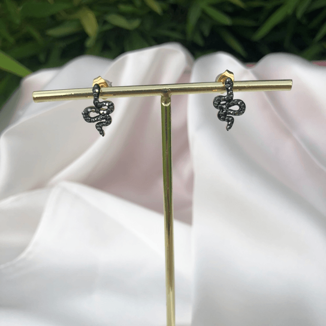 Tina * boucles d’oreilles  serpents strass