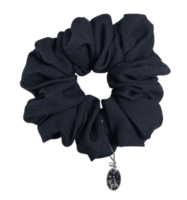 Scrunchie noir bijoux 
