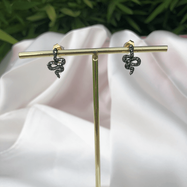 Tina * boucles d’oreilles  serpents strass